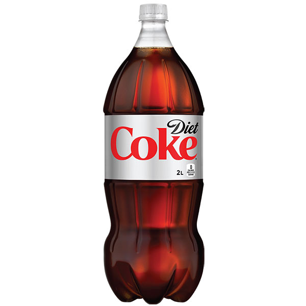 Diet Coke 2 Liter Bottle Soda Nostra